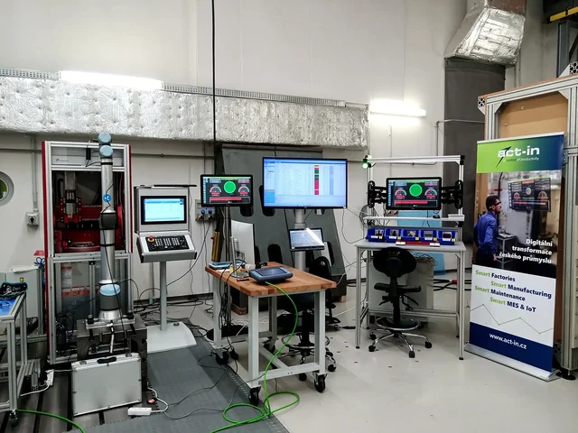 Výrobní buňka 4.0 v inovačním centru INTEMAC